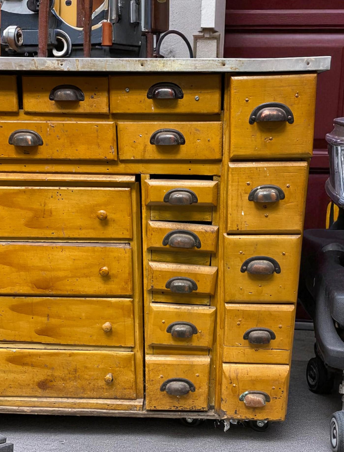 Whatchmaker Bench Watchmaker Bench, Vintage Jewelers Workbench, Entry Hall Table ...