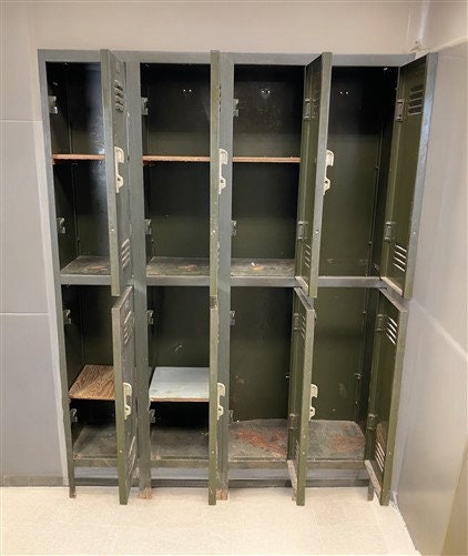 Gym Locker 8 Door, Lyon Metal Products, School Office, Industrial