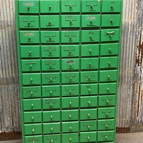 Vintage Multidrawer Country Store Hardware Storage Etsy