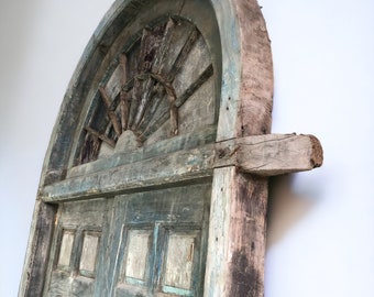 Antique Arched French Double Doors (51x107) European Door