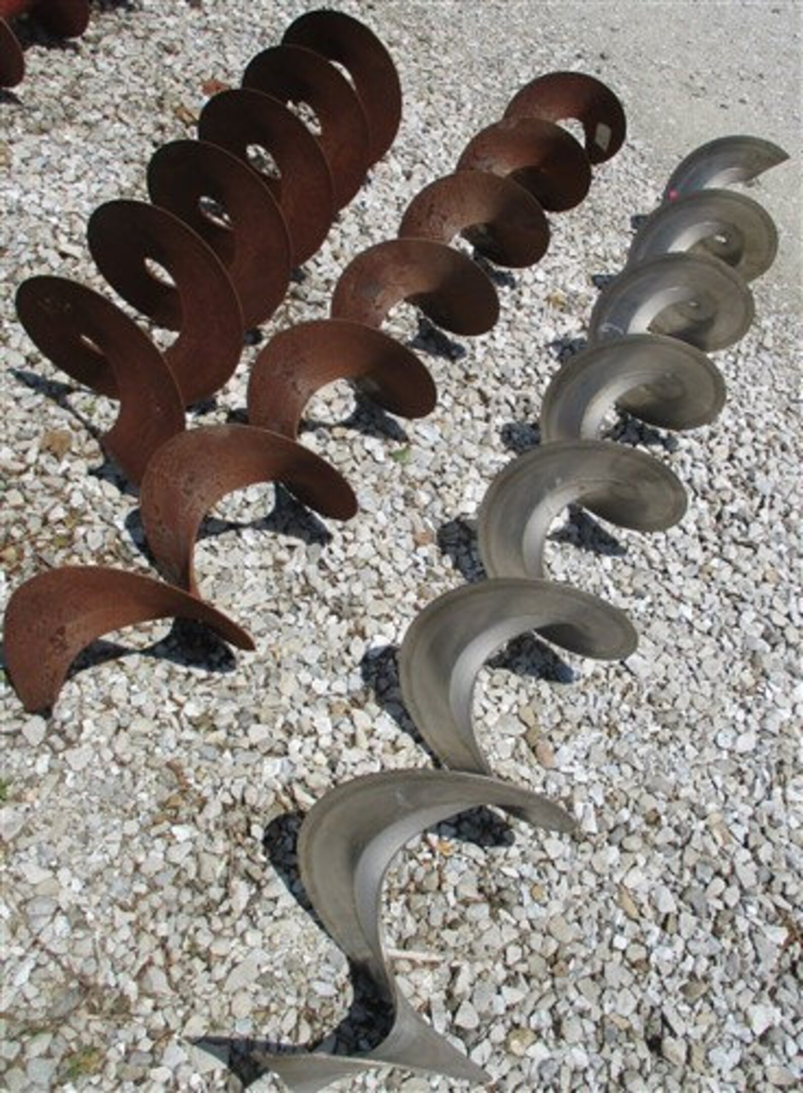 3 Grain Auger Drill Bit Yard Art Mailbox Post Stand Ornament Etsy