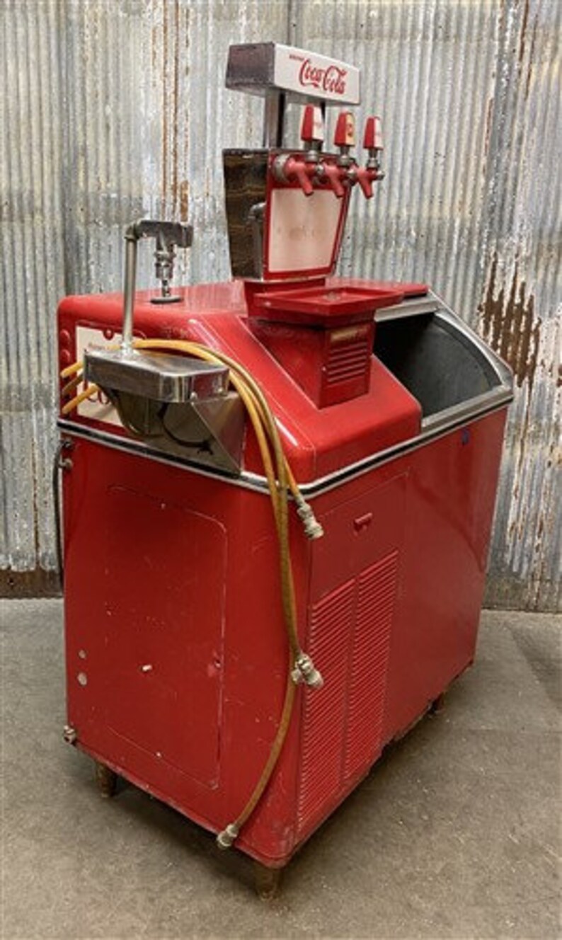 Vintage Coca Cola Ice Maker Fountain Machine, Soda Machine, Coke
