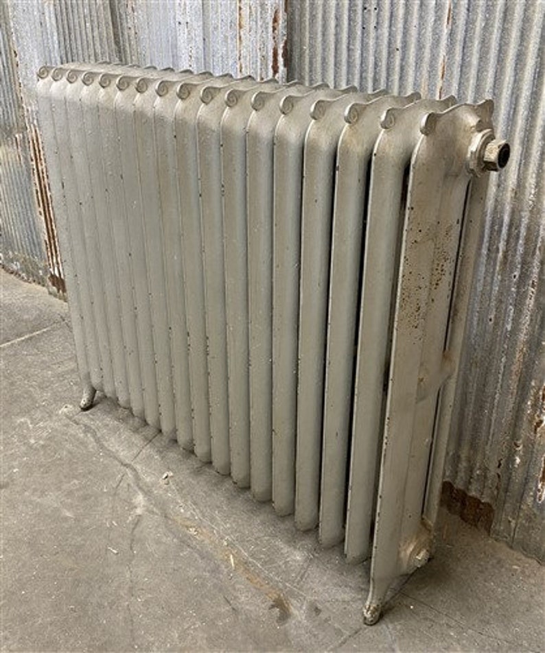 Cast Iron Radiator Heater, Vintage Radiator, American Radiator Co, 17 ...