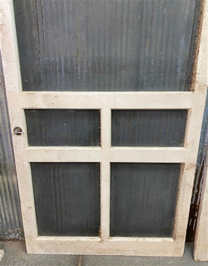 Antique American Screen Doors 45.5x88.5, Architectural Salvage, Vintage