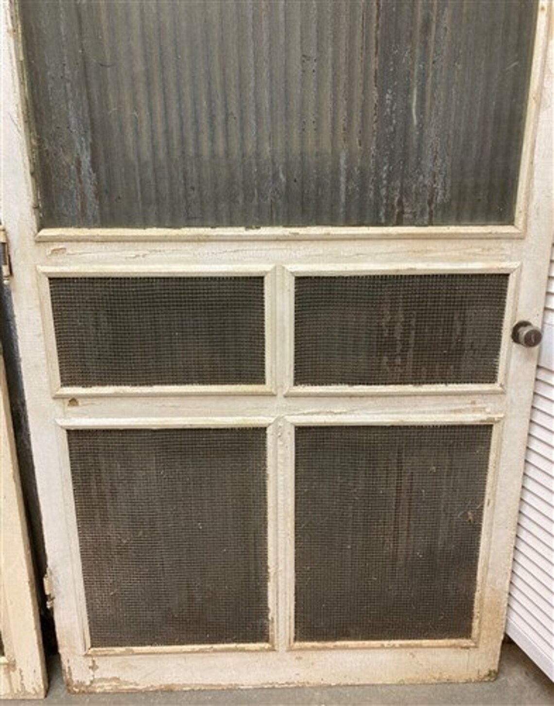 Antique American Screen Doors 45.5x88.5, Architectural Salvage, Vintage
