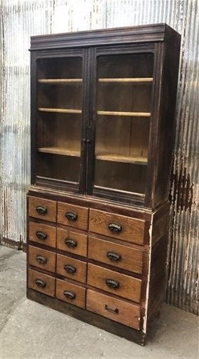 Vintage Country Store Display Case Store Counter Display Etsy