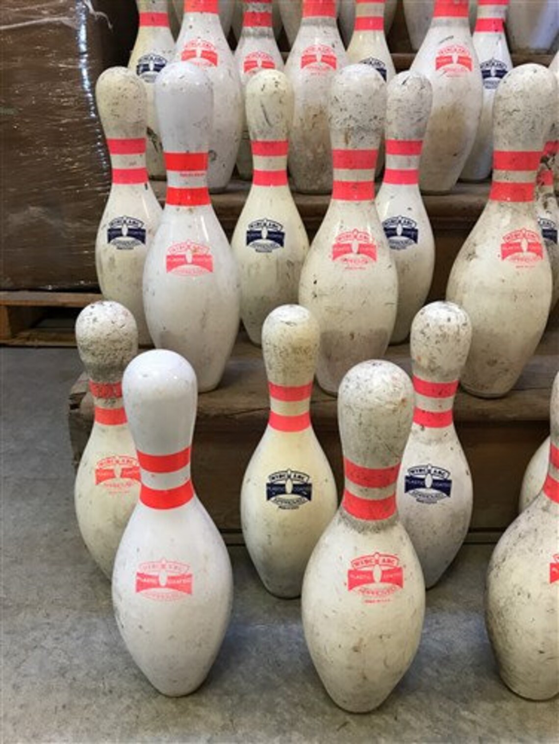 100 Bowling Alley Pins Set Lot Hunting Target Trap Shooting Etsy