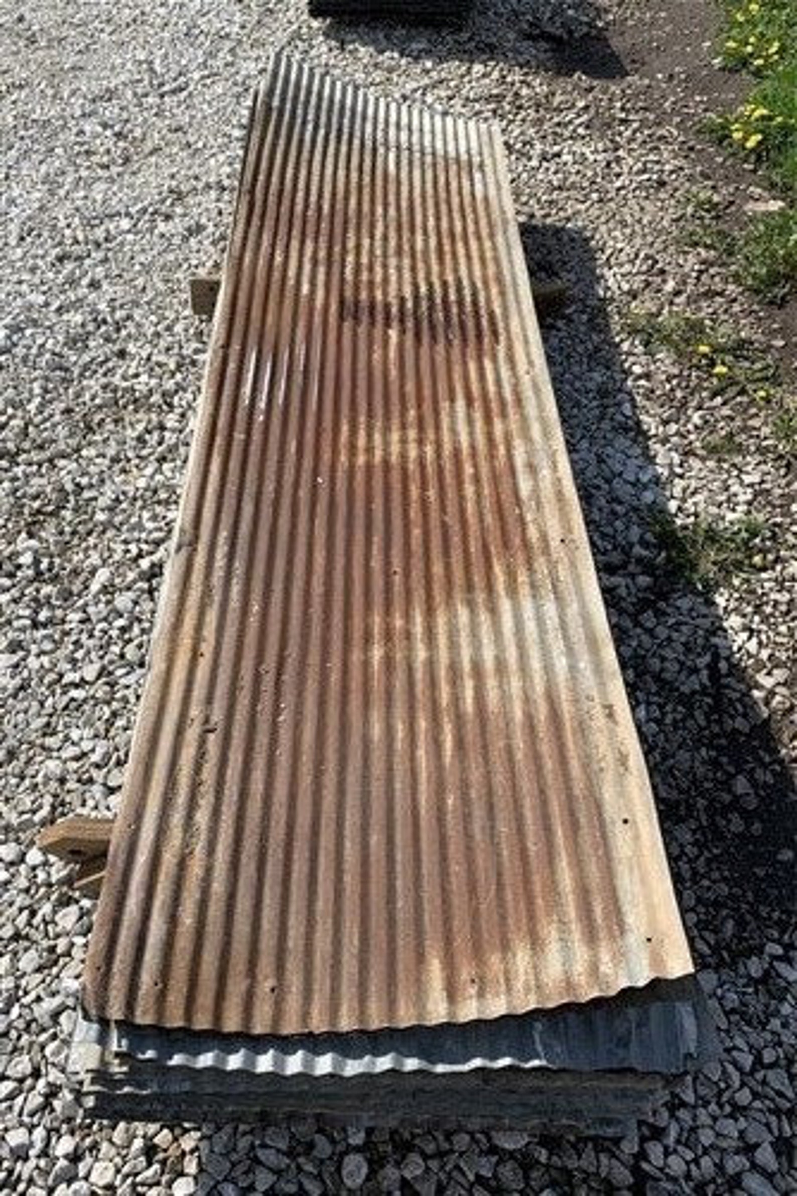 32 Sheets Barn Tin Roofing Corrugated Reclaimed Salvage Etsy