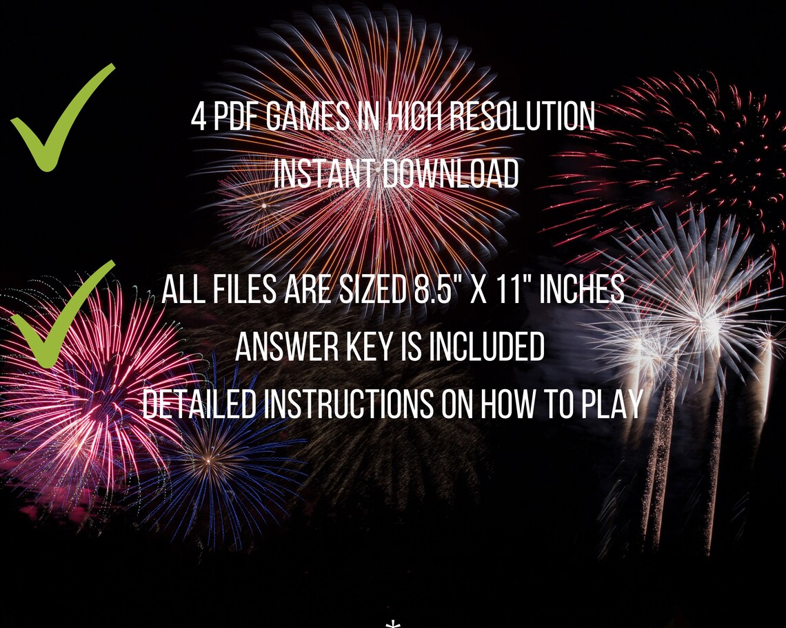New Year&#039;s Party Games New Year&#039;s Games Fun Party | Etsy