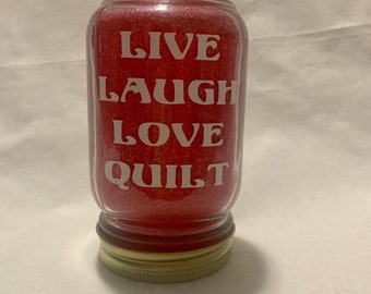 Live Laugh Love Quilt Night Light