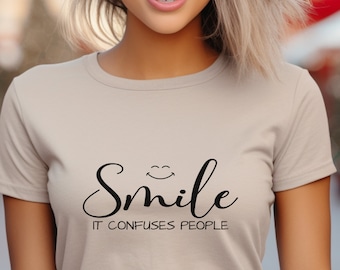Self Care T-shirt, Motivational Shirt, Positivity & Resilience T-shirt, Positive Shirt, Be Happy Shirt, Smile Tee, Smiley Face TShirt