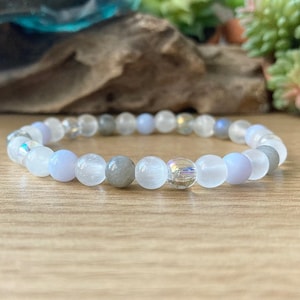 Ultimate Angelic Connection Bracelet | Divine Guidance, Enlightenment Gift | Crystals for Angelic Energies | Choose 4mm or 6mm Beads image 2