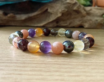 Menopause Support Crystal Bracelet, Female Hormones, The Change, Hot flushes, Choose 6mm or 8mm beads