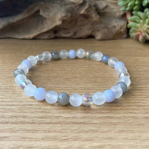 Ultimate Angelic Connection Bracelet | Divine Guidance, Enlightenment Gift | Crystals for Angelic Energies | Choose 4mm or 6mm Beads image 3