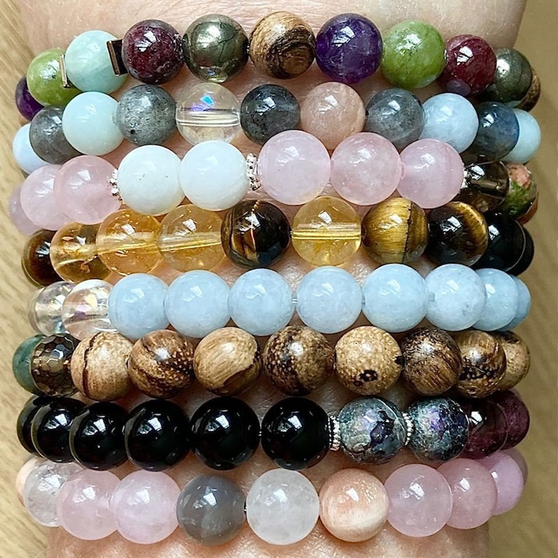 Custom Bracelets ( pick your crystal at check out )