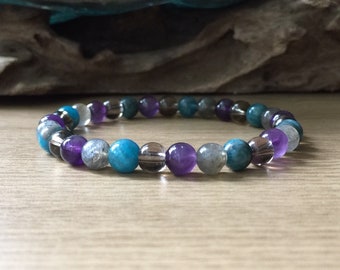 Spiritual Awakening Bracelet | Crystals for Empowerment and Personal Growth | 6mm