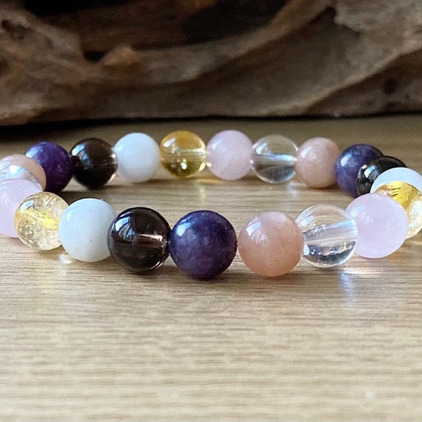 Postnatal Bracelet, New Mum Anxiety Support Bracelet, Release Negative Energy, New Beginnings, Choose 6mm or 8mm beads