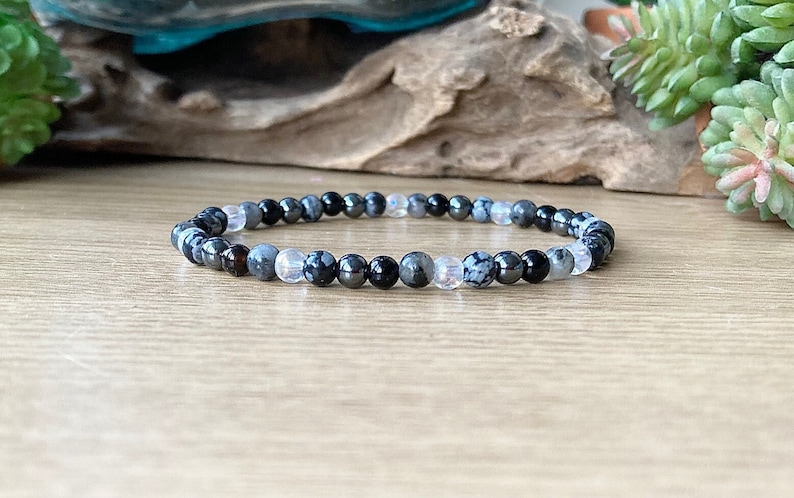 A protection bracelet with powerful and shielding gemstones, offering a sense of safety and security.