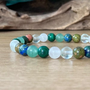 Green Pregnancy Bracelet - Nurturing and Soothing Gemstones for Expectant Mothers.