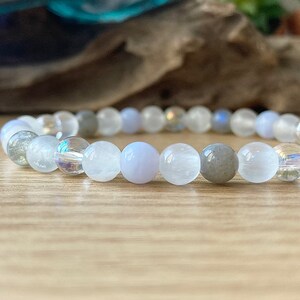 Ultimate Angelic Connection Bracelet | Divine Guidance, Enlightenment Gift | Crystals for Angelic Energies | Choose 4mm or 6mm Beads image 5