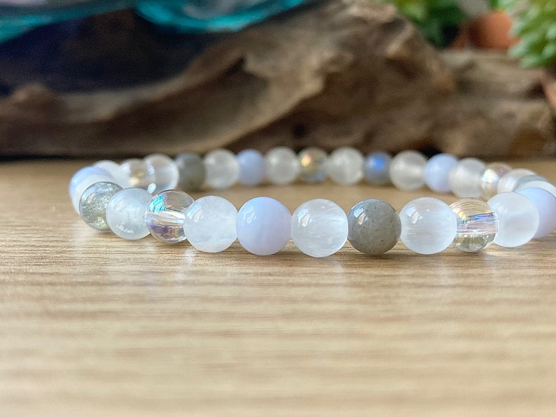 Ultimate Angelic Connection Bracelet | Divine Guidance, Enlightenment Gift | Crystals for Angelic Energies | Choose 4mm or 6mm Beads image 5