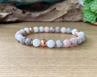 Anxiety Calming Bracelet, Harmony, Emotional Balance Crystal