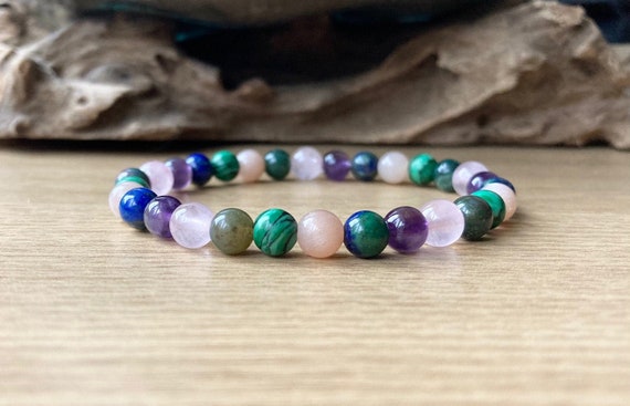Childbirth, Midwife Pregnancy Bracelet, Birthing Crystals, Support during Labour and Delivery, 4mm/6mm beads