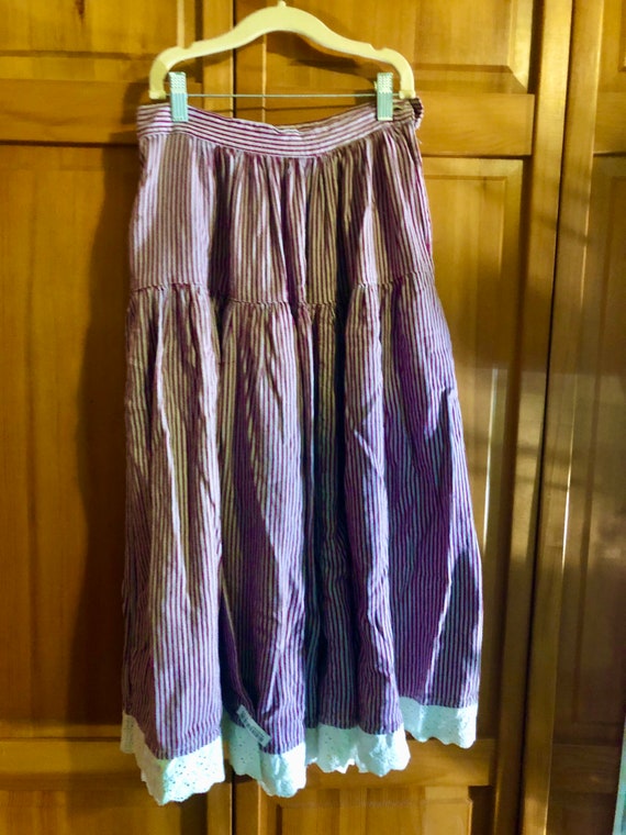 Vintage 70’s does 40s Striped Skirt