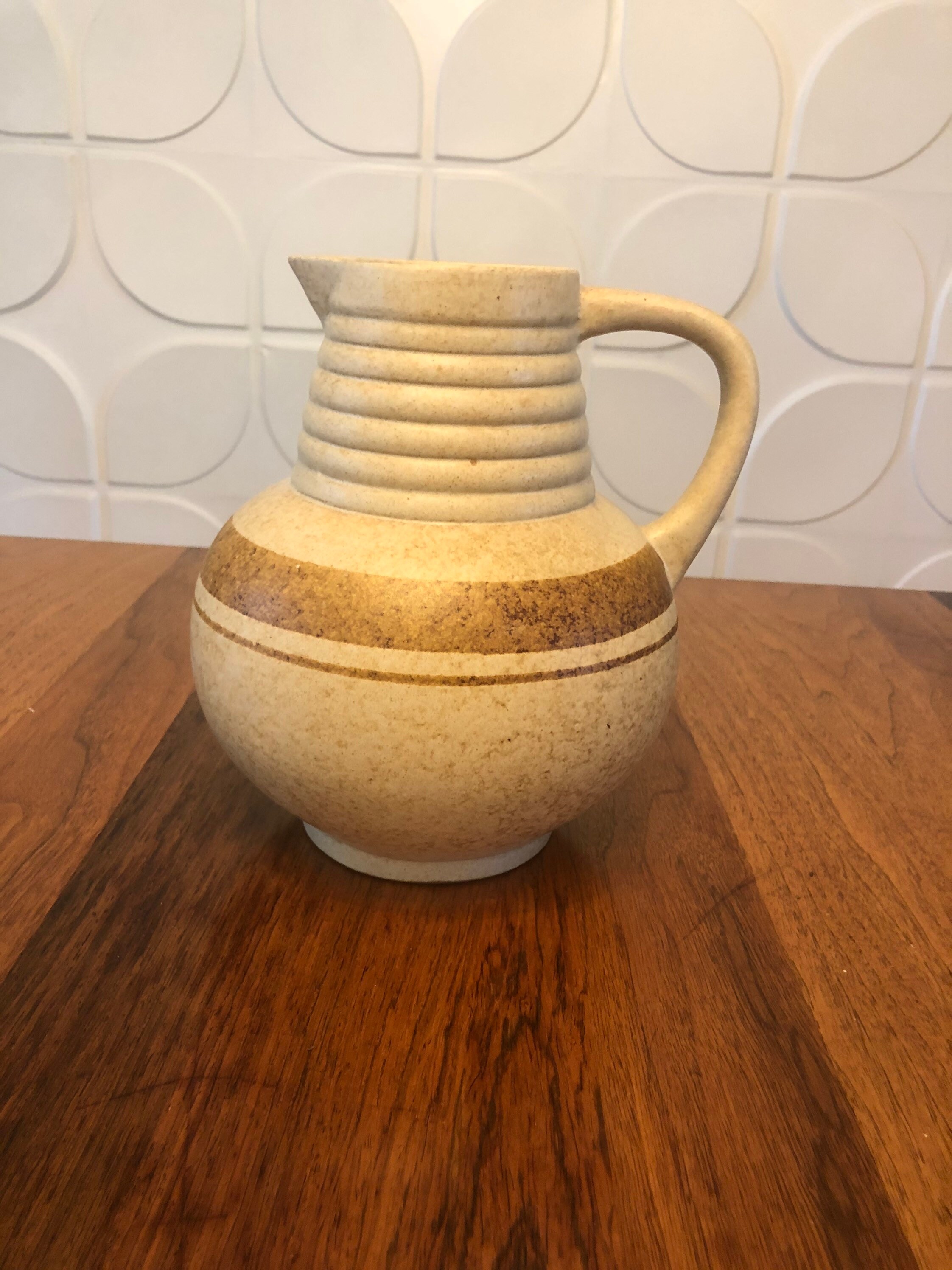 Vintage ceramic water iced tea pitcher Etsy