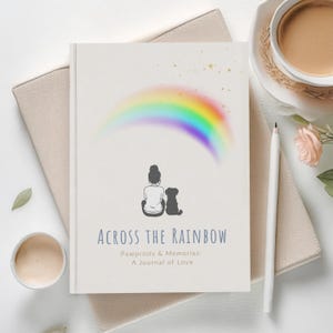 Dog Grief Journal, Pet Remembrance Book, Dog Loss Sympathy Gift, Healing Journal for Dog Owners, Pet Loss Journal Memorial Keepsake for Pets