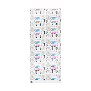 Papel de regalo azul personalizado, cumpleaños azul, papel de regalo de cumpleaños, papel de regalo personalizado