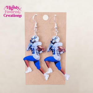 Picture Earrings - Sports Earrings - Custom Earrings