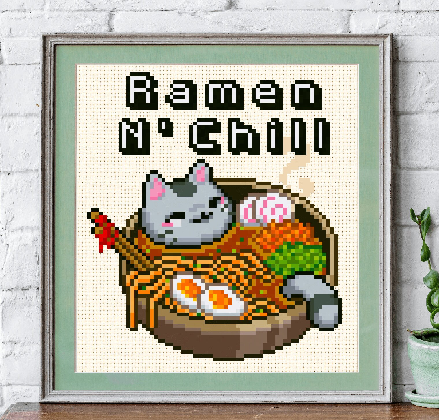 Pixel Cat Ramen~ by luckyworld2510 on DeviantArt