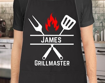 Personalisierte lustige Grill Schürze, Hochzeitsgeschenk, frisch verheiratet, Jahrestag, Grill Schürze, lustige Männer Schürze, benutzerdefinierte Schürze, benutzerdefinierte Koch Schürze