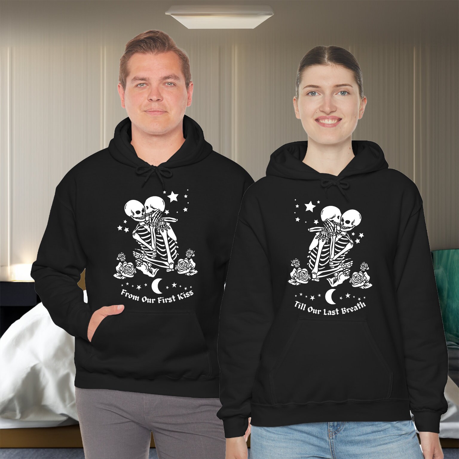 Set of 2 From Our First Kiss Till Our Last Breath Couples Matching