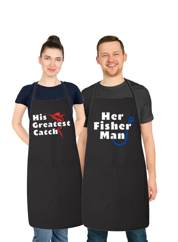His and her aprons set discount
