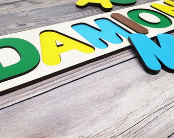 Special Name Puzzle | Color Matching Puzzle | Personalized | Educational | 1st Birthday Gift | Toddler Puzzle | Busy Board | Birthday Gift