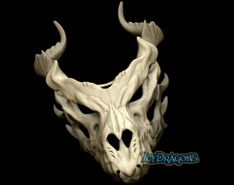 Rekkor Dragon Chimera Skully ADV Wearable Head Mythical Fantasy Creature Articulated Jaw