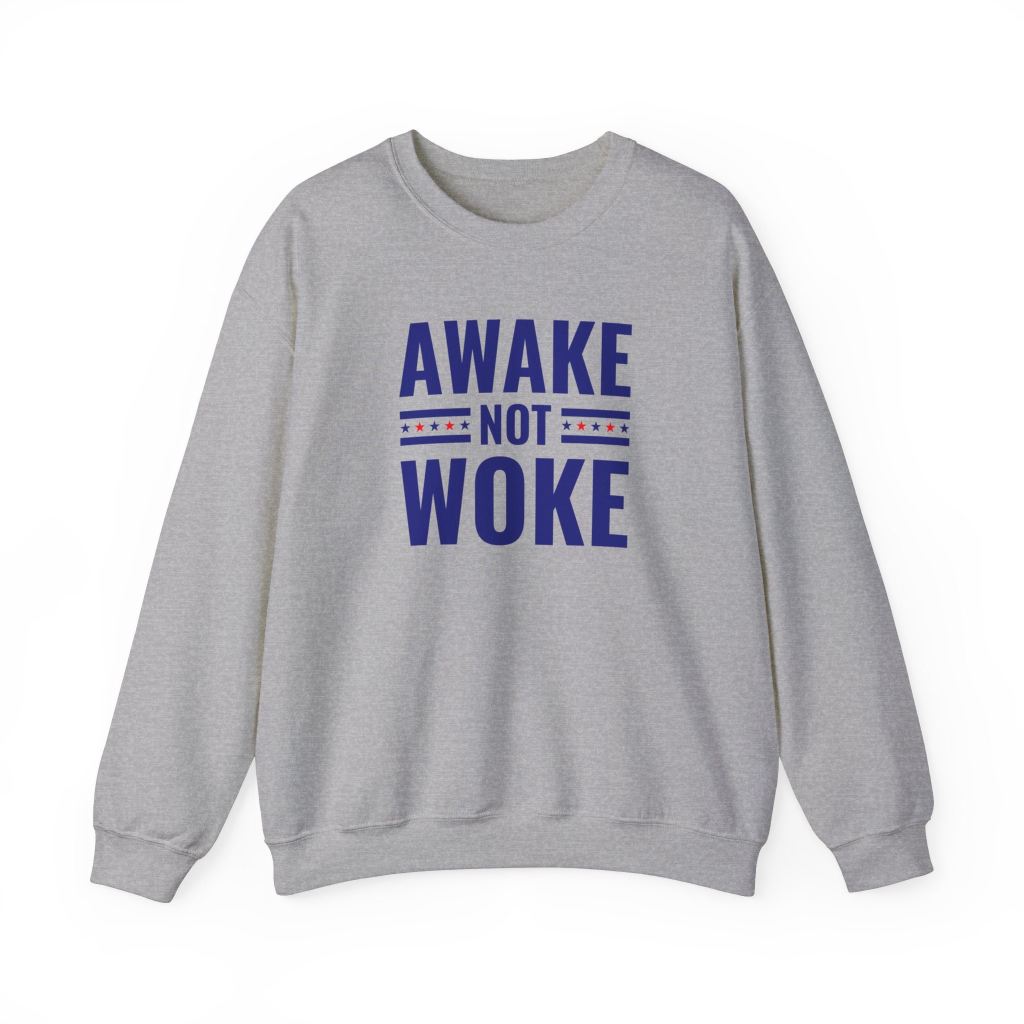 Awake Not Woke Unisex Heavy Blend™ Crewneck Sweatshirt