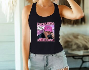 Trump Take America Back Tank. Trump, Patriot,  USA, Republican,  Vintage Trump. Conservative, USA, freedom fighter,  Trump tank top