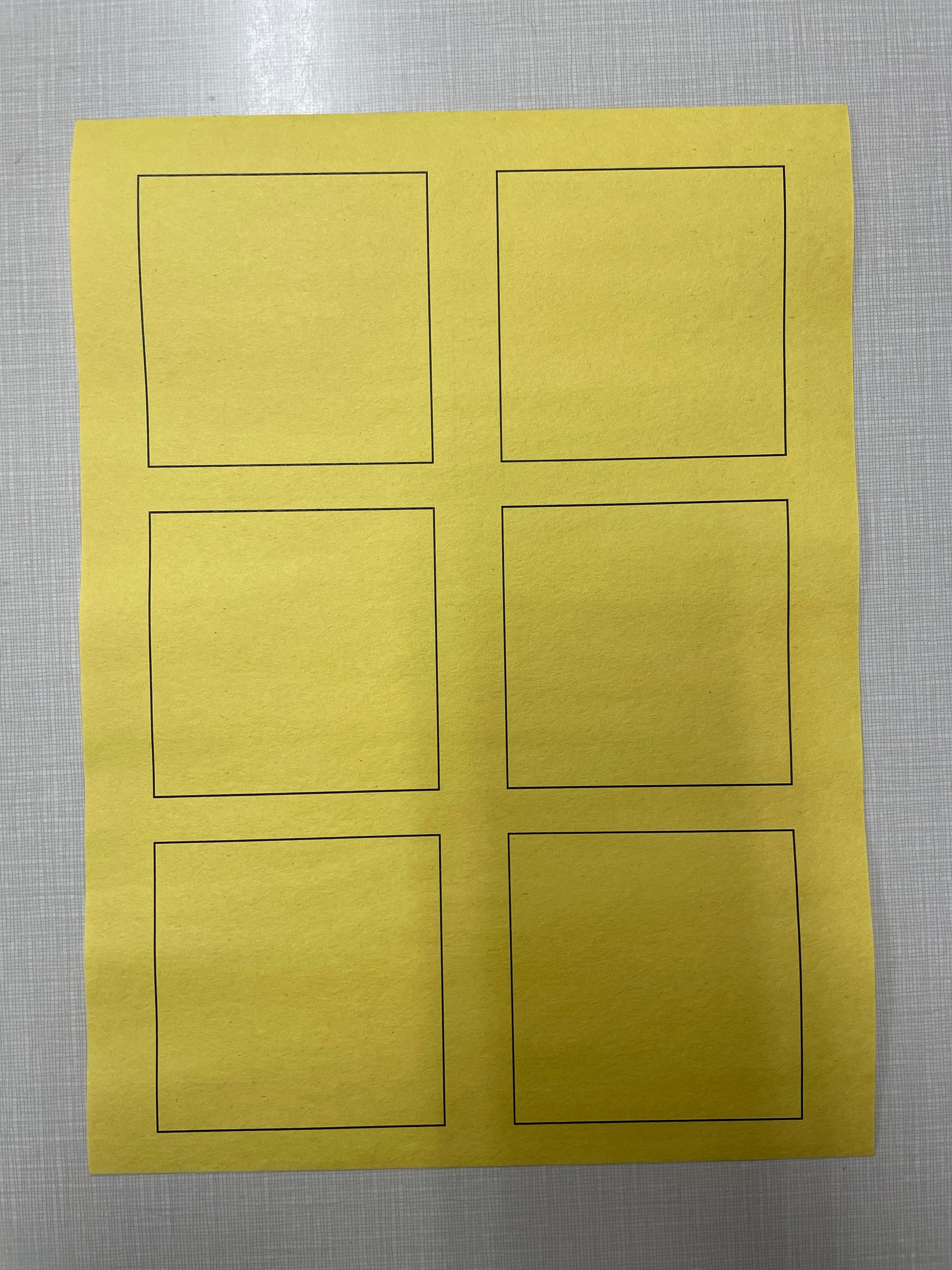 Sticky Note Printing Template Etsy