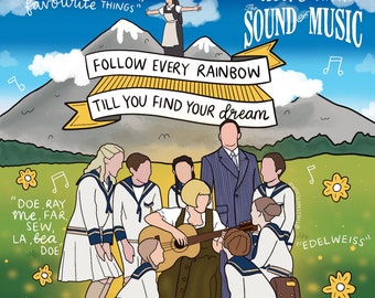 Musical print series - The sound of Music