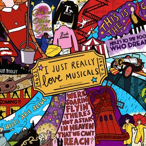 I just really love Movie Musicals” print