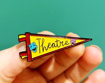 Theatre enamel pin