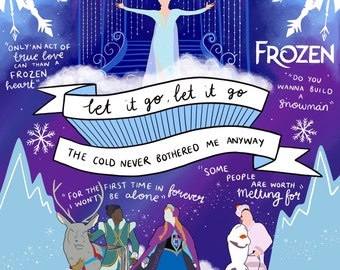Musical print series - Frozen