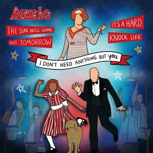 Annie musical print