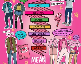 Musical print series - Mean Girls (costumes)