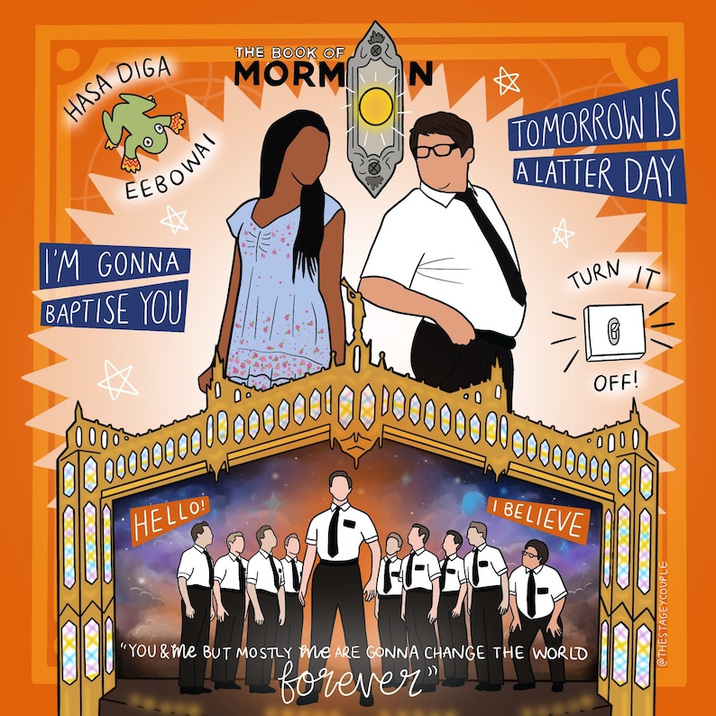 Musical print series Book of Mormon image 1