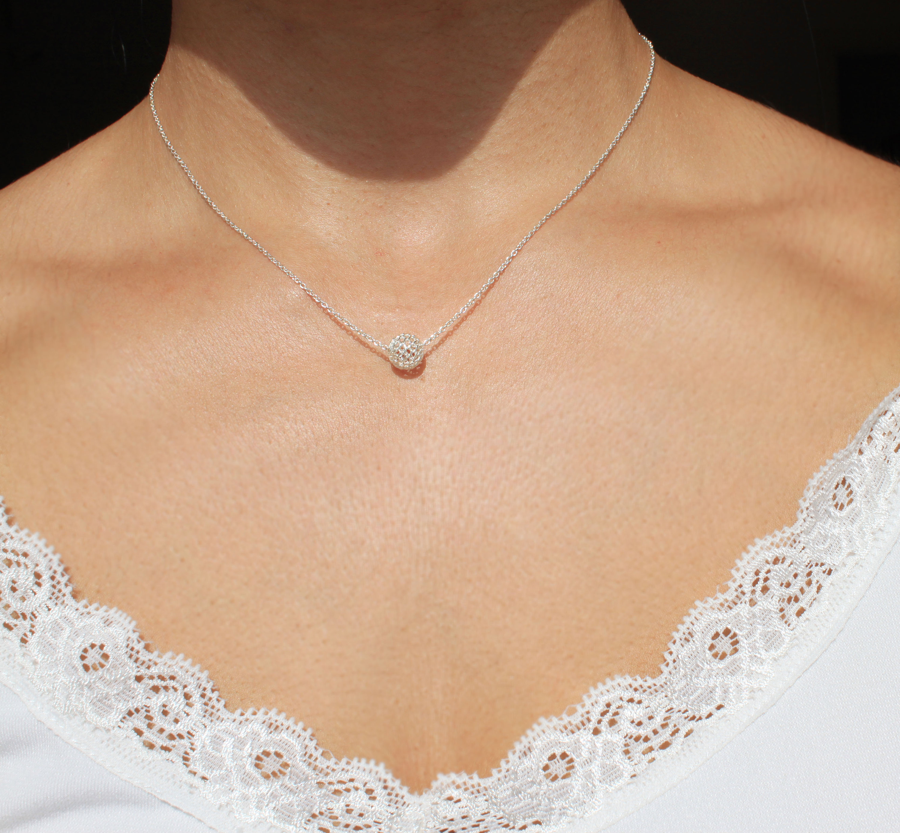 ネックレス・ペンダント [fillow] coat ball necklace 18K Gold Filled Ball Pendant Necklace | Ball Pendant