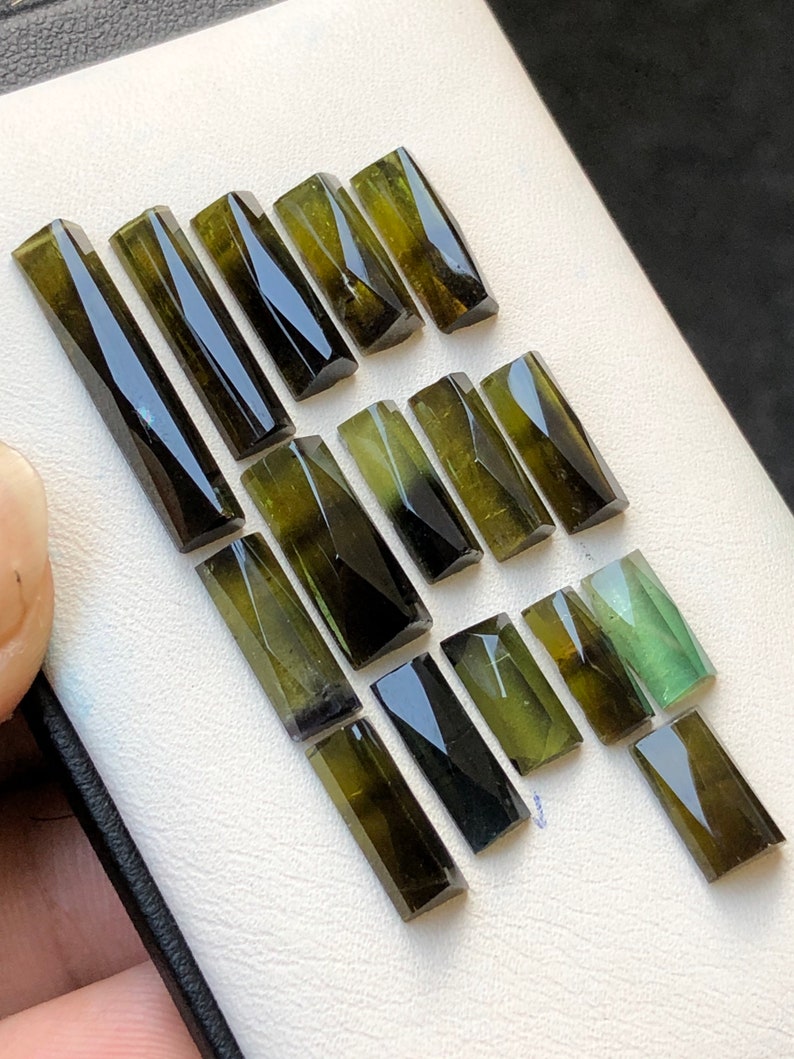 Beautiful Bi colours tourmaline Rose cuts